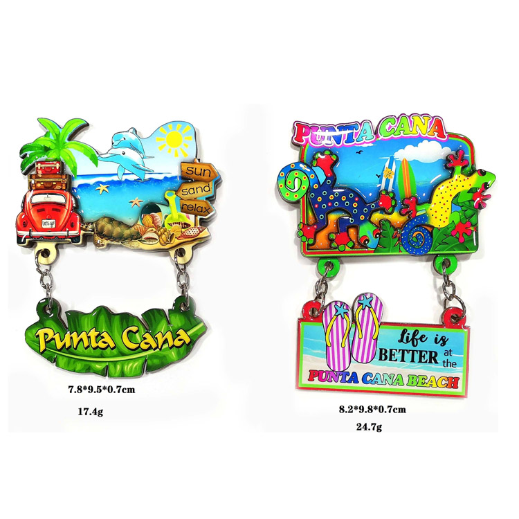 3D приспособлив медитерански дизајн сувенир Магнет за фрижидер