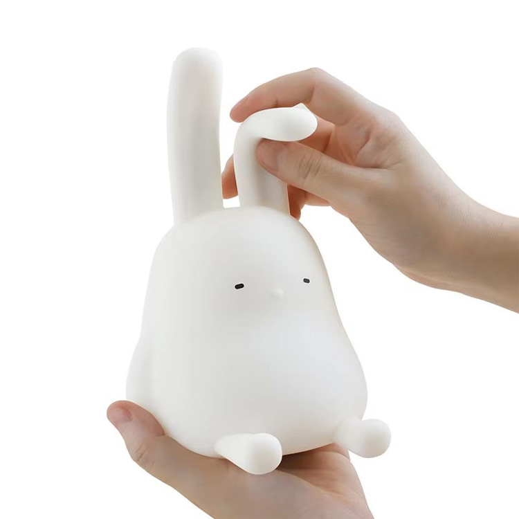 Детски подарок Силиконски зајак Kids Nightlight Bunny биро светилка