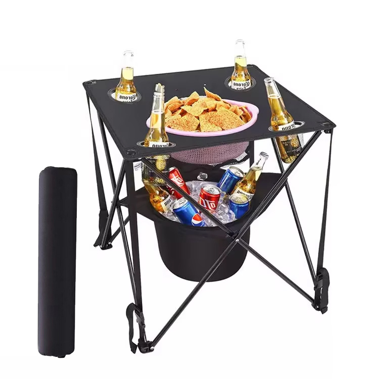 Модерна пренослива железна маса за преклопување за надворешен дом бар