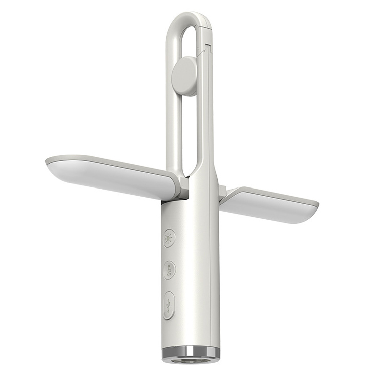 Мултифункционална водоотпорна светилка за кампување со USB која се полни