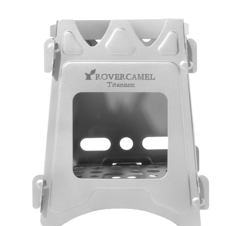 Пренослив камперски шпорет на дрва Титаниумски горилник на дрва