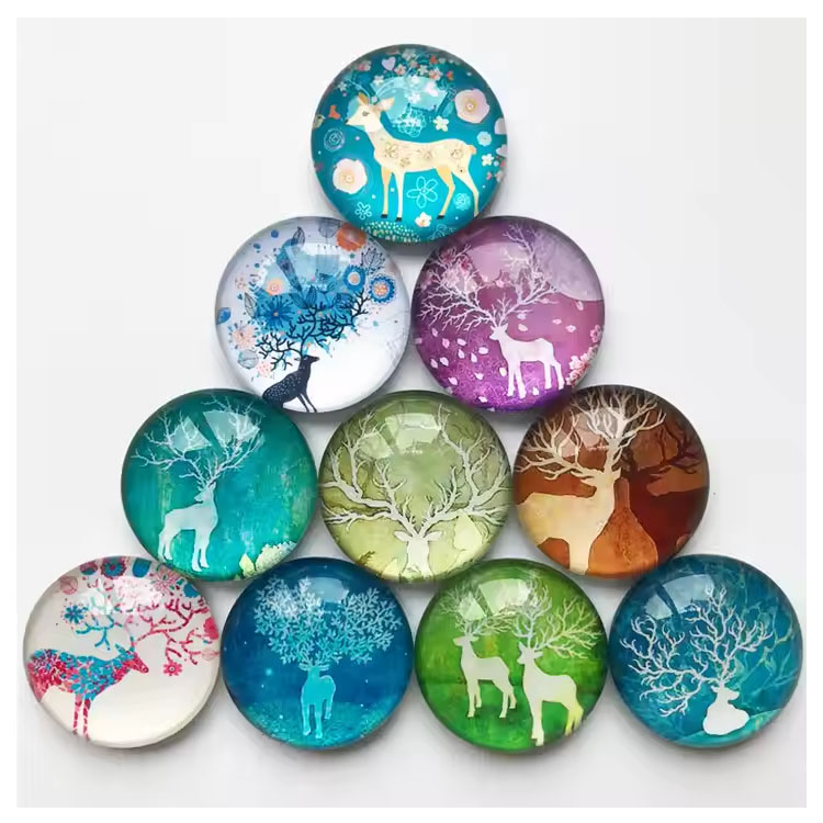 Гумени налепници Fairy Deer Art Промотивен подарок Магнет за фрижидер